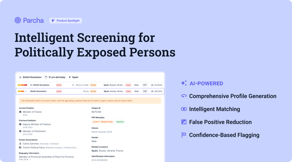 Intelligent Screening for Politically Exposed Persons