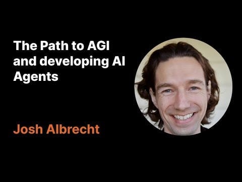 Interview: Human-level AI and AI Agents with Josh Albrecht, CTO of Generally Intelligent